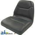 A & I Products Seat, Michigan Style, w/ Slide Track, Deluxe Cushion, BLK 25" x19" x12" A-TMS111BL